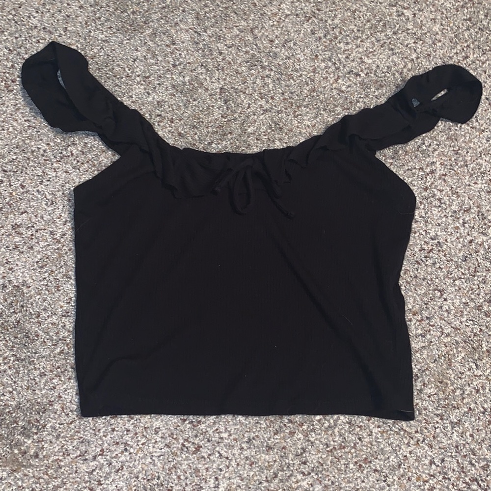 Black Crop Top Forever 21